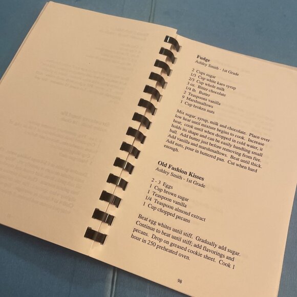 vtg Waitman Barbe Elementary Morgantown WV cookbook cook book c 1993 - Picture 4 of 10